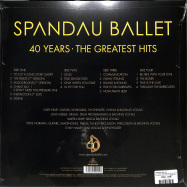 Back View : Spandau Ballet - 40 YEARS-THE GREATEST HITS (Red 2LP) - Parlophone Label Group (plg) / 9029520004