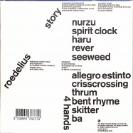Back View : Roedelius & Story - 4 HANDS (CD) - Erased Tapes / ERATP146CD / 05211702