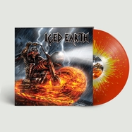 Back View : Iced Earth - HELLRIDER (LTD.ORANGE / YELLOW / SILVER SPLATTER LP) - Roar! Rock Of Angels Records Ike / ROAR 2310LPN