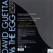 Back View : David Guetta vs The Egg - LOVE DONT LET ME GO - Gut Records / 12GUS42