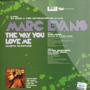 Back View : DJ Spen & The MuthaFunkaz present Marc Evans - THE WAY YOU LOVE ME / ALBUM SAMPLER - Defected / DFTD189