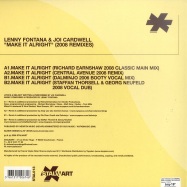 Back View : Lenny Fontana & Joi Cardwell - MAKE IT ALRIGHT 2008 REMIXES - Stalwart / STAL013