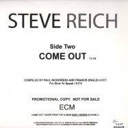 Back View : D Note / Steve Reich - DVOTION  / COME OUT - DOR0111