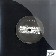 Back View : Razor Edge / Kpx - XX_SINS / I. SUPERBIA (7Inch) - Important Corestyle / IMPCS007