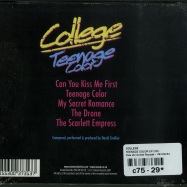 Back View : College - TEENAGE COLOR EP (CD) - Pias Uk/invada Records / 39139242