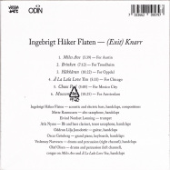 Back View : Ingebrigt Haker Flaten - (EXIT) KNARR (CD) - Odin / ODIN9579CD / 00150166