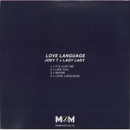 Back View : Joey T & Lady Lady - LOVE LANGUAGE - Mas O Menos / MOM008