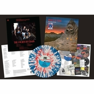 Back View : Manilla Road - THE COURTS OF CHAOS (BLUE W / WHITE & RED SPLATTER) (LP) - High Roller Records / HRR 797LP2S