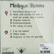 Back View : Minilogue - BLOMMA (2XCD) - Cocoon / CORCD033