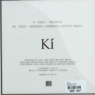 Back View : Colo - HOLIDAYS (7 INCH) - Ki Records / KI 010