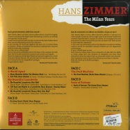 Back View : Hans Zimmer - THE MILAN YEARS (180G 2X12 LP + MP3) - Milan Music / 3299039981320