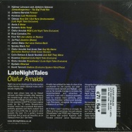 Back View : Olafur Arnalds - LATE NIGHT TALES (CD + MP3) - Late Night Tales / alncd44