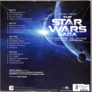 Back View : John Williams / Robert Ziegler - THE STAR WARS SAGA - ESSENTIAL COLLECTION (BLACK & WHITE 180G 2LP) - Music on Vinyl at the Movies / MOVATM272W