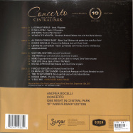 Back View : Andrea Bocelli - ONE NIGHT IN CENTRAL PARK (LTD GOLD 180G 2LP) - Decca / 4719365