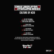 Back View : Chris Liberator & Sterling Moss - CULTURE OF ACID (BLUE 2X12 INCH) - Stay Up Forever Records / SUF114
