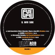 Back View : Various Artists - FLAT ACID COMPILATION VOL. 7 (ORANGE VINYL) - Flatlife Records / FLAT024
