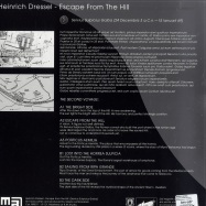 Back View : Heinrich Dressel - ESCAPE FROM THE HILL - Minimal Rome / mrome011