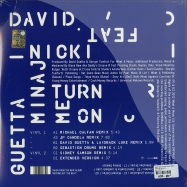 Back View : David Guetta feat. Nicki Minaj - TURN ME ON (2X12) - Emi / 644133