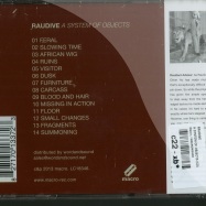 Back View : Raudive - A SYSTEM OF OBJECTS (CD) - Macro / MACROM34CD
