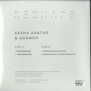 Back View : Sasha Kaktus & Adamov - KACHELI (NOBODY HOME / MARTINEZ CONCEALMENT RMX) - Reshape / RSHP001