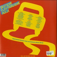 Back View : Various Artists - DEUTSCHE ELEKTRONISCHE MUSIK 1971-81 (2LP) - Soul Jazz Records / SJRLP402 / 05153001