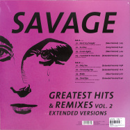 Back View : Savage - GREATEST HITS & REMIXES VOL.2 (LP) - Zyx Music / ZYX 23039-1