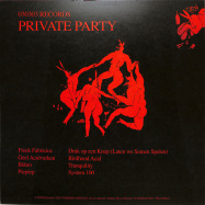 Back View : Various Artists - PRIVATE PARTY EP - 030303 / 030EP020