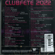 Back View : Various - CLUBFETE 2022 (46 CLUB DANCE & PARTY HITS) (2CD) - Warner Music International / 505419711458