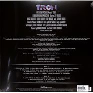 Back View : Wendy Carlos / Original Motion Picture Soundtrack - TRON O.S.T. (LP) - Walt Disney Records / 8748439