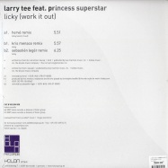 Back View : Larry Tee ft. Princess Superstar - LICKY (WORK IT OUT) - HOLON008