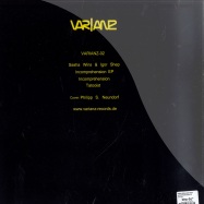 Back View : Sasha Wins & Igor Shep - INCOMPREHENSION EP - Varianz / Varianz02
