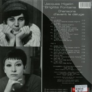 Back View : Jacques Higelin / Brigitte Fontaine - CHANSONS D AVANT LE DELUGE (LP + GATEFOLD) - Disques Jacques Canetti  / bec5772796