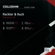Back View : Hacklerkuch - FIVE YEARS OFF (2X12INCH) - Collision / COL001