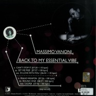 Back View : Massimo Vanoni - BACK TO MY ESSENTIAL VIBE (LP) - TRJ Records / TRJ061LP