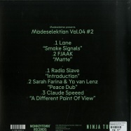 Back View : Modeselektor Proudly Presents - MODESELEKTION VOL. 04 / #2 - Monkeytown X Ninja Tune / MTR086