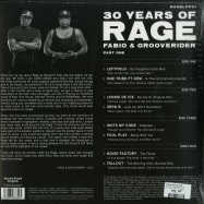Back View : Fabio & Grooverider - 30 Years of Rage Part 1 (2LP) - Above Board Projects / RAGELPPT1