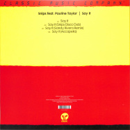 Back View : Snips featuring Pauline Taylor - SAY IT (INC SANDY RIVERA REMIX) - Classic / CMC230