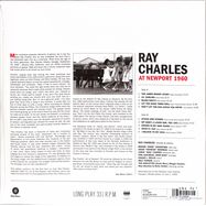 Back View : Ray Charles - AT NEWPORT 1960 (LTD.180G VINYL) - WaxTime / 012772221