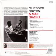 Back View : Clifford Brown & Max Roach - CLIFFORD BROWN & MAX ROACH (LP) (JAZZ IMAGES) - Elemental Records / 1019307EL2
