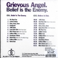 Back View : Grievous Angel - BELIEF IS THE ENEMY (2CD) - Elektrik Dragon / elekd02