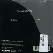 Back View : Conrad Schnitzler - 00/830 ENDTIME (CD) - M= Minimal / MM-010 CD
