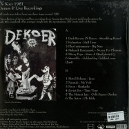 Back View : De Koer - DEMOS & LIVE RECORDINGS 1981 (LP, 180 G VINYL) - Testlab / Testlab 2016.003 LP
