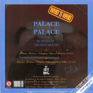 Back View : Who s Who - PALACE PALACE (MIGHTY MOUSE REMIXES) (WHITE VINYL) - High Fashion Music / MS 483