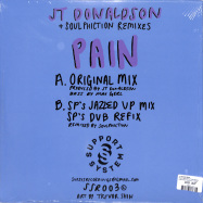 Back View : JT Donaldson - PAIN / SOULPHICTION REMIX - Supportsystem Recordings / SSR03