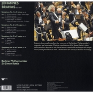 Back View : Simon Rattle / BP - SINFONIEN 1-4 (4LP) - Warner Classics / 9029626696