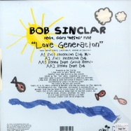 Back View : Bob Sinclar - LOVE GENERATION / KENNY DOPE & FULL INTENTION MIXES - Defected / DFTD111R