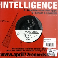 Back View : Intelligence - WHAT WINE GOES WITH EGGS (7 INCH) - April77 / a77006