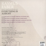 Back View : Rasmus Faber feat. Linda Sundblad - EVERYTHING IS ALRIGHT - Farplane Records / fp012x