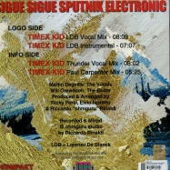 Back View : Timex Kid - SIGUE SIGUE SPUTNIK ELECTRONIC - Dance Floor Corporation / DFC 5507