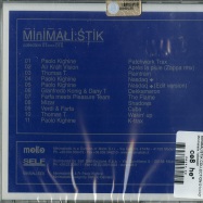 Back View : Various Artists - MINIMALISTIK COLLECTION 01==>010 (CD) - Minimalistik / MINCD01